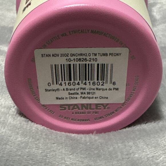 🔥Stanley 20oz Peony Pink Tumbler Stainless Steel H2.0 FlowState Quencher🔥